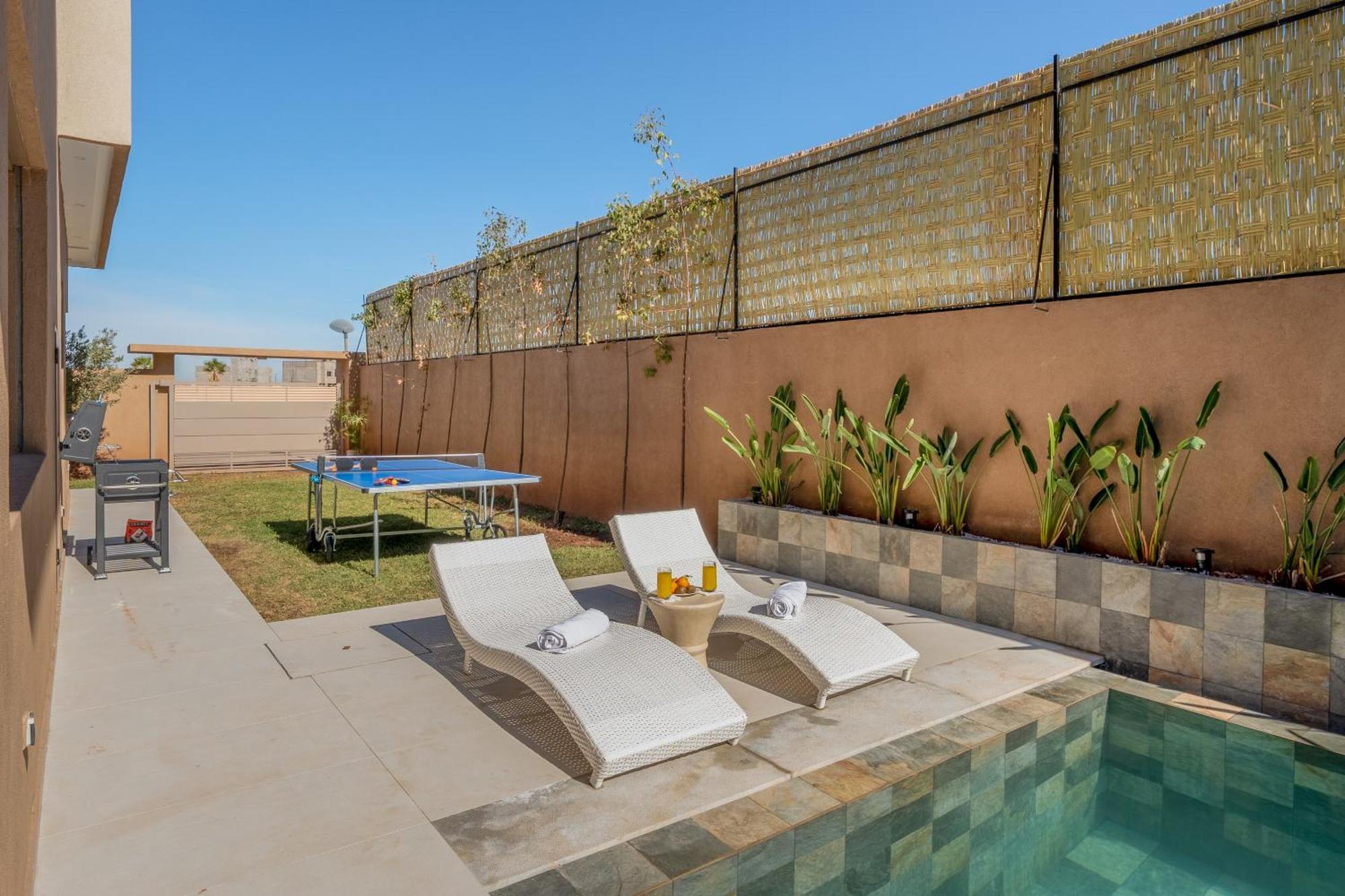 Dar Yas, A 20min Du Centre Avec Piscine Chauffee, Cuisiniere, Chauffeur, Air Hockey, Ping-pong & Jeux De Societe * Marrakesh